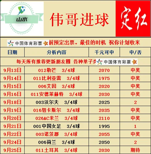 老张3.0赛事分析