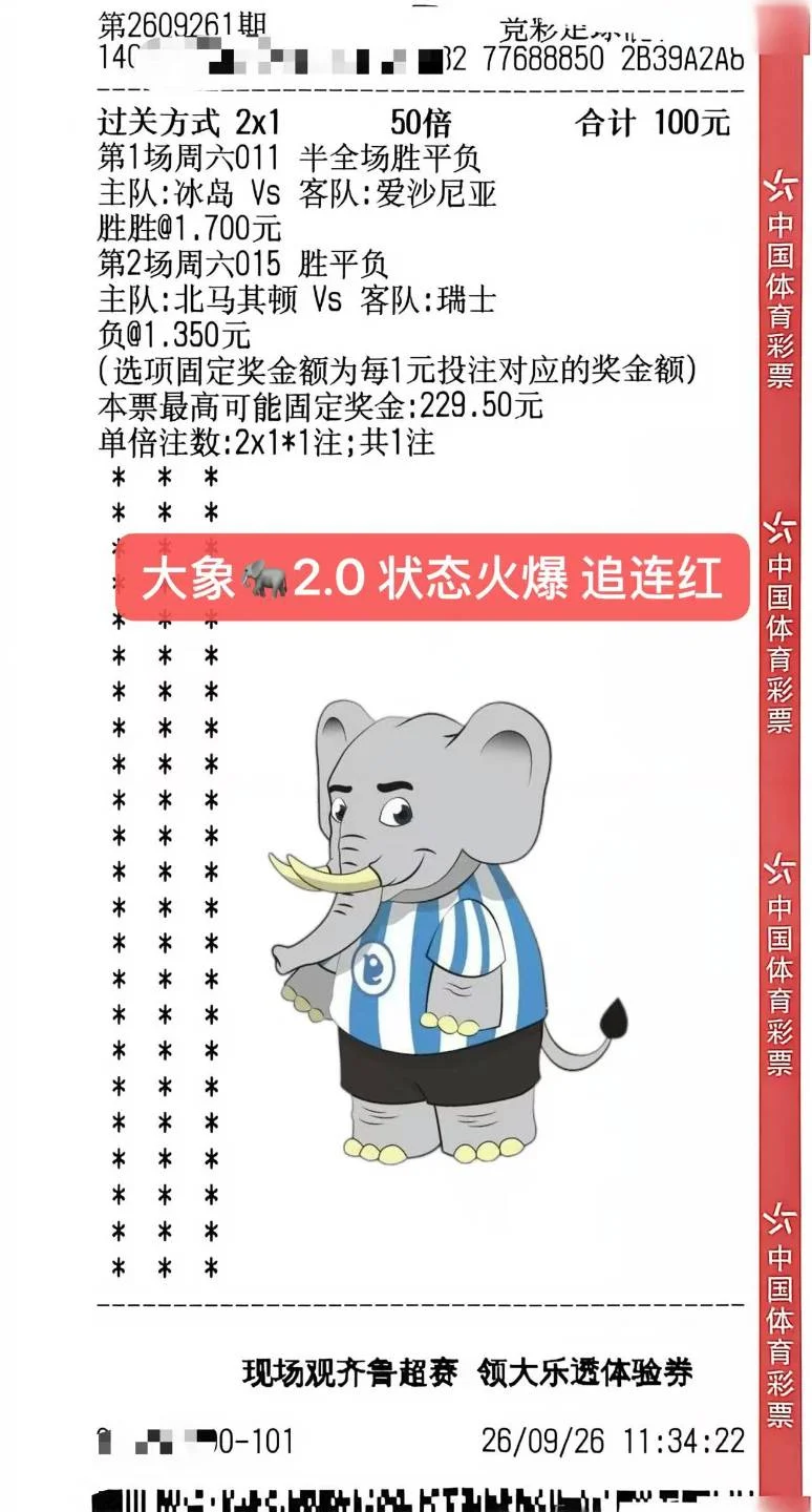 大象🐘赛事分析