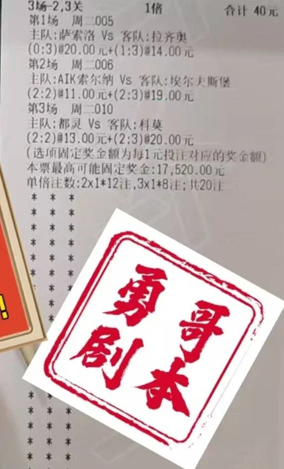勇哥赛事分析