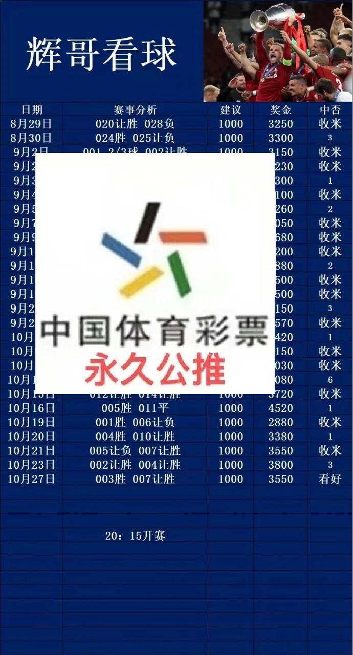 辉哥赛事分析