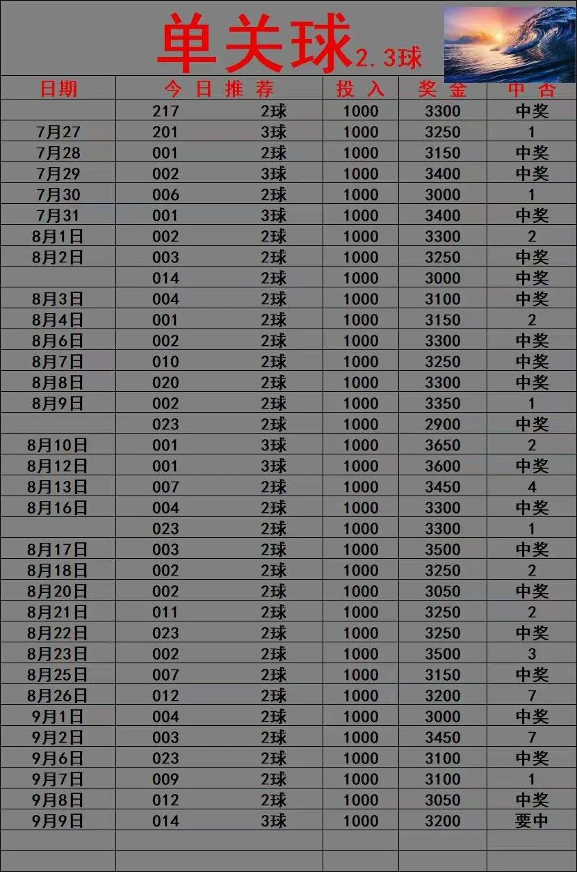 光明系列赛事分析