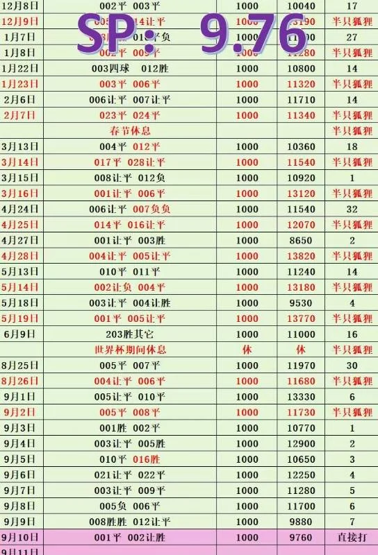 狐狸赛事分析