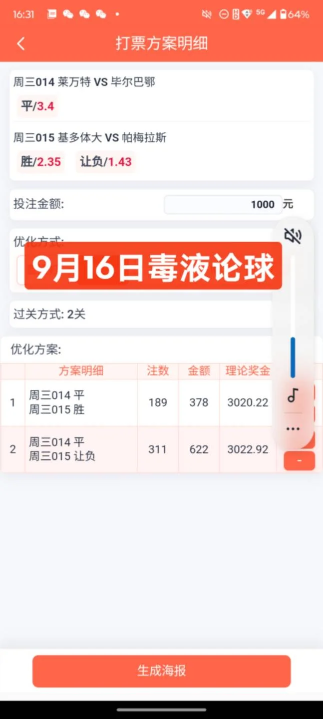 明天上表赛事分析